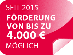 Zuschuß 4.000 Euro möglich!